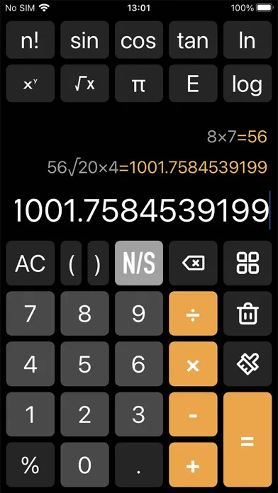 Capturas de tela do Calculator for Pad