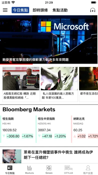 Capturas de tela do 彭博商業周刊 Bloomberg Businessweek