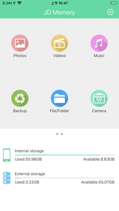 Ảnh chụp màn hình của JD Memory