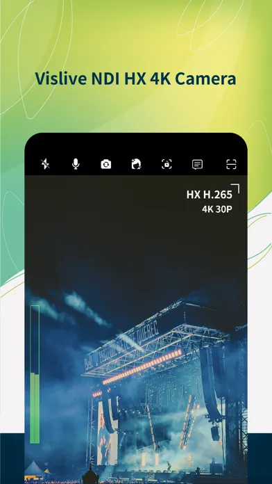 Screenshot di VisLive NDI Camera