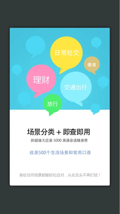Capturas de tela do 英语实用口语5000句-轻松开口说英文
