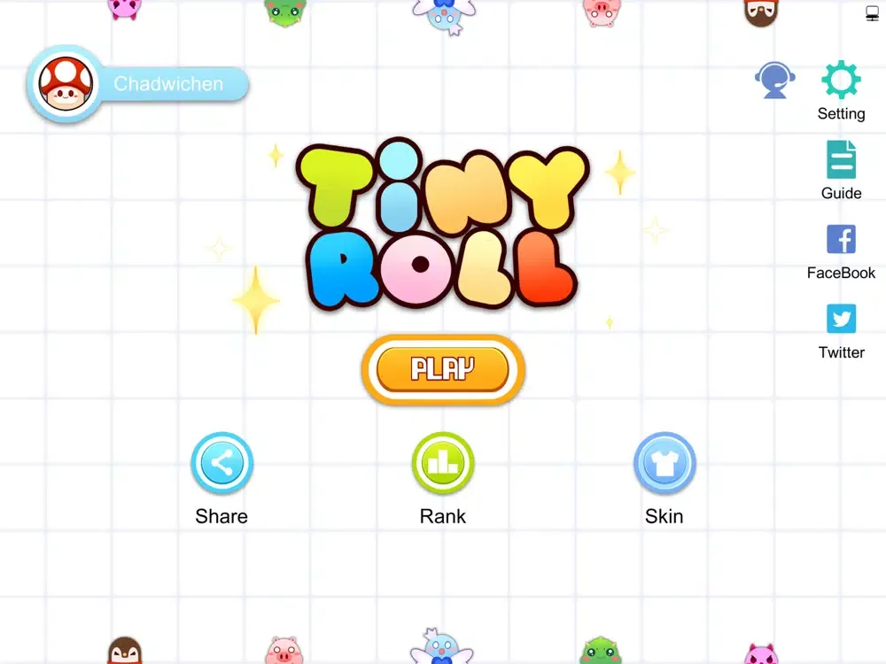 Tiny Roll iPad  स्क्रीनशॉट