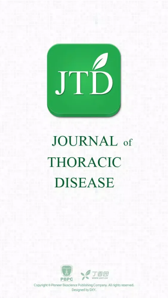 Ảnh chụp màn hình của JTD - Journal of Thoracic Disease
