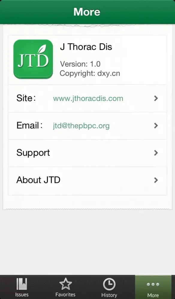 Ảnh chụp màn hình của JTD - Journal of Thoracic Disease