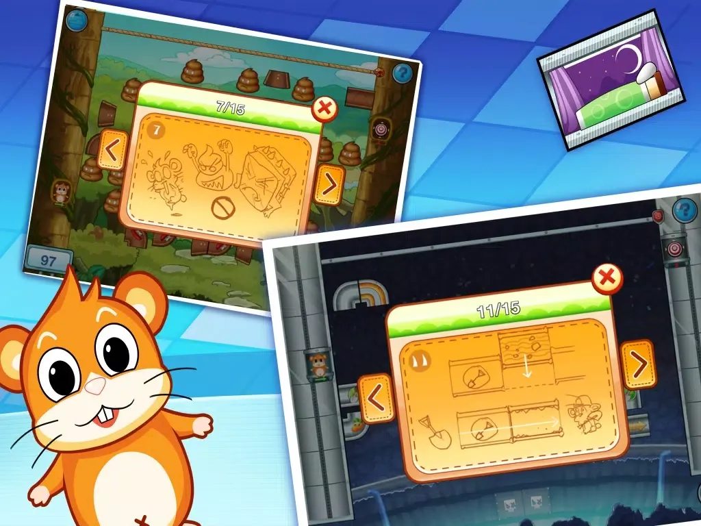 Capturas de pantalla de Hamster Go Go HD iPad 