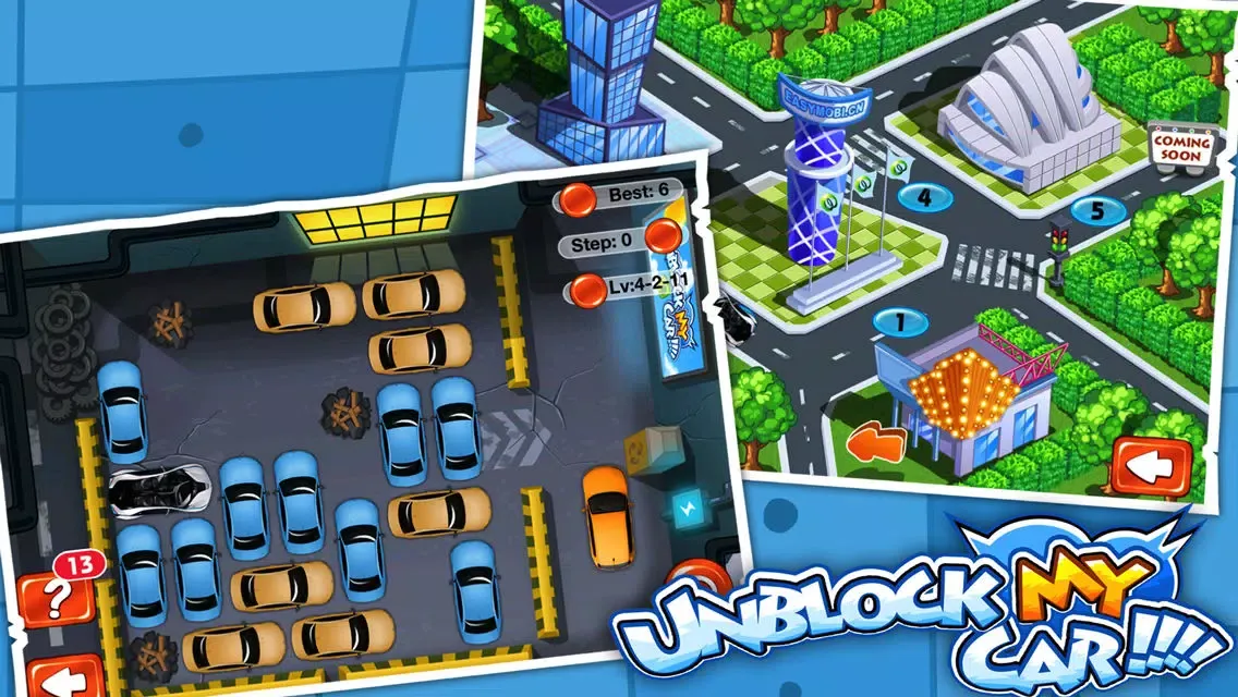 Capturas de tela do Unblock My Car