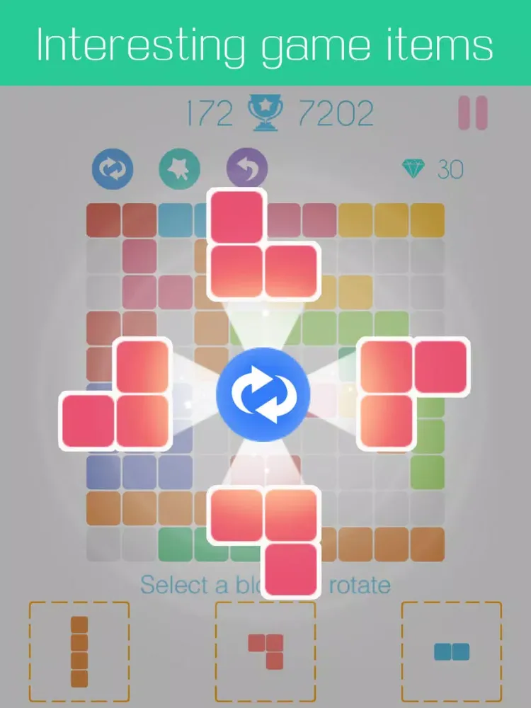 Block Puzzle Mania: Colorful Puzzle Travel - The most popular and hottest Block Puzzle Game iPad 应用截图