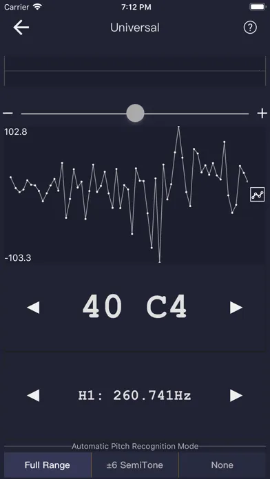 تصاویر Music Pitch Detector