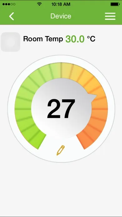 Capturas de tela do My E-Thermostat