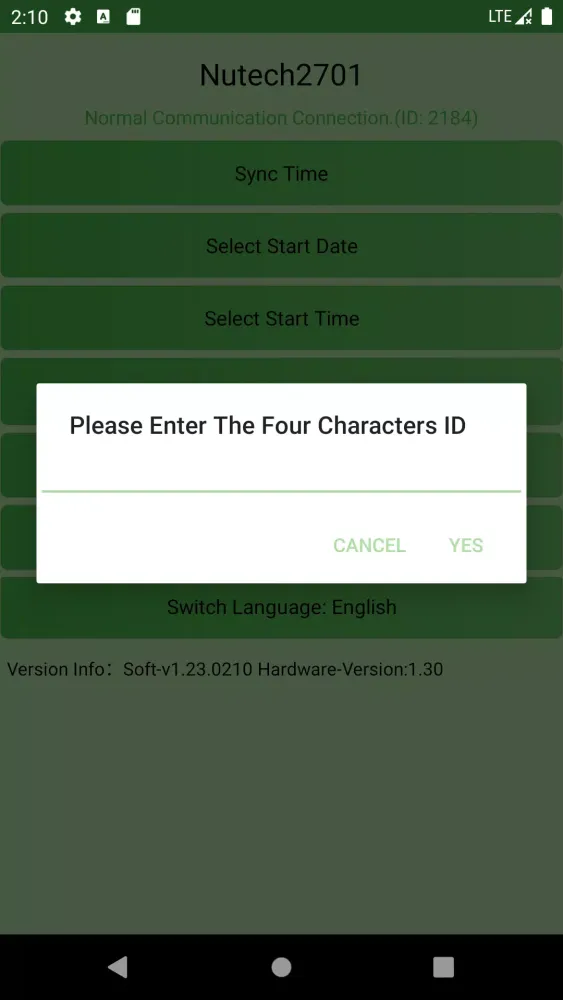 Screenshot di Nutech2701