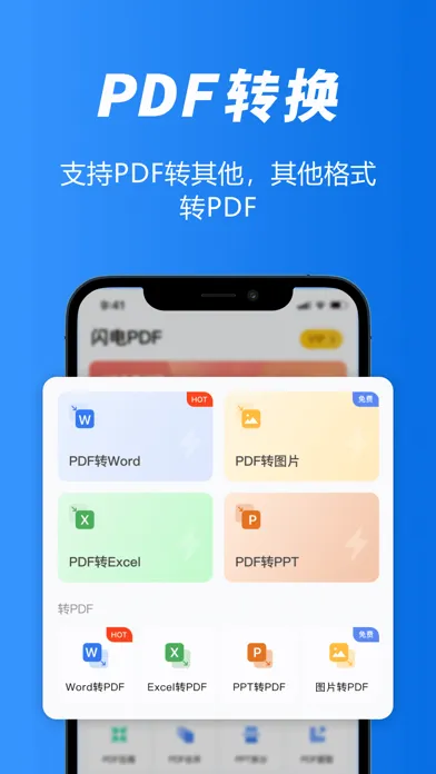 闪电PDF转换-专业pdf转换器、pdf阅读器 Screenshots