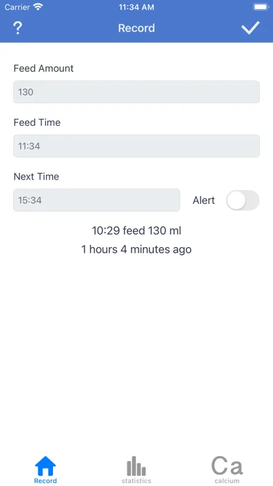 Ảnh chụp màn hình của Feed Baby Expert