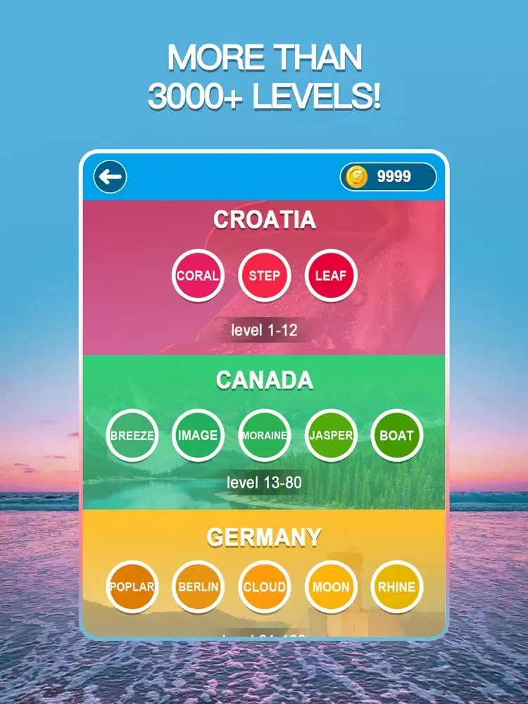 Word Crossing: Fun & Search iPad 应用截图