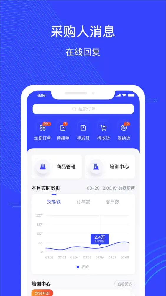 Capturas de pantalla de 政采云商家版