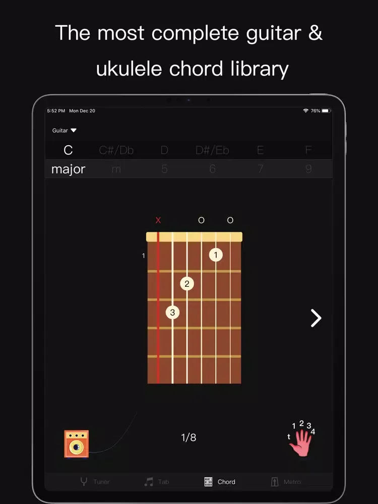 Screenshot di ukulele & guitar tuner - tuner iPad 