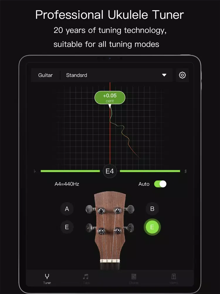 Screenshot di ukulele & guitar tuner - tuner iPad 