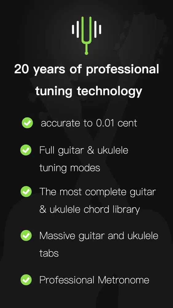 Screenshot di ukulele & guitar tuner - tuner