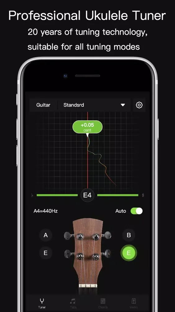Screenshot di ukulele & guitar tuner - tuner