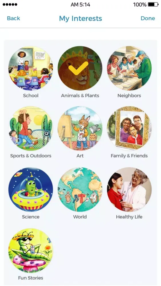 Tangkapan skrin Highlights Library Digital