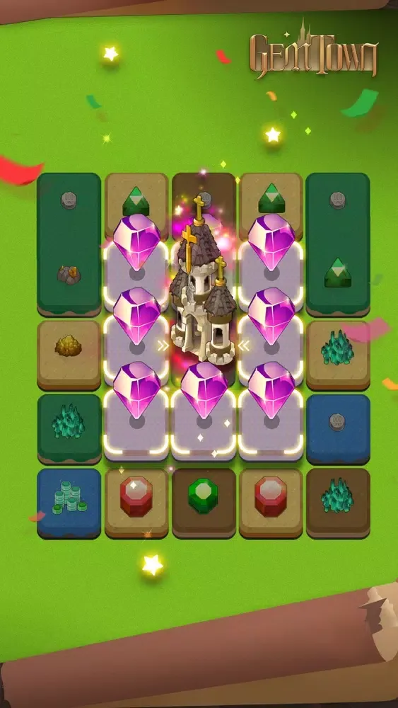 ภาพหน้าจอของ Gem Town - Burning Brain Game