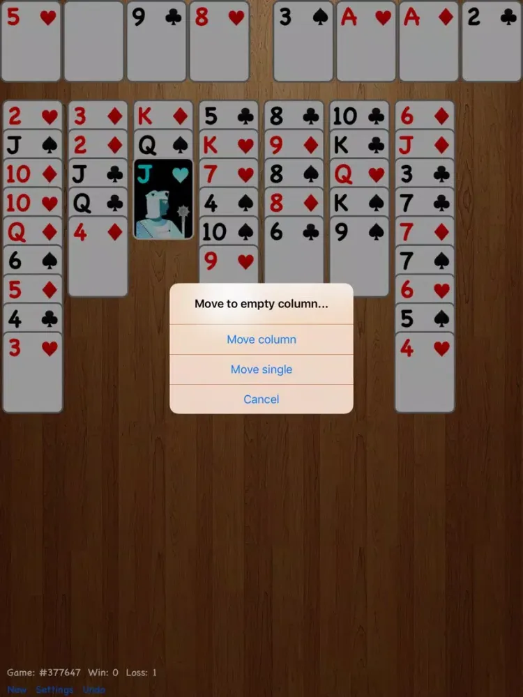 i-Freecell iPad  Screenshots