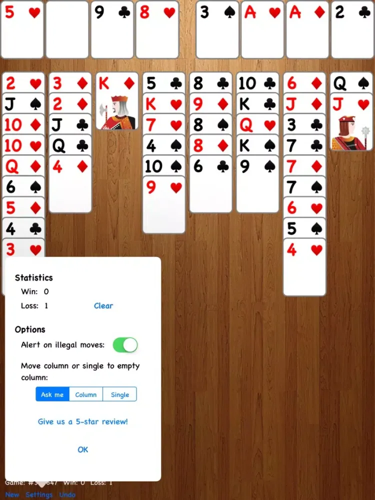 i-Freecell iPad  Screenshots