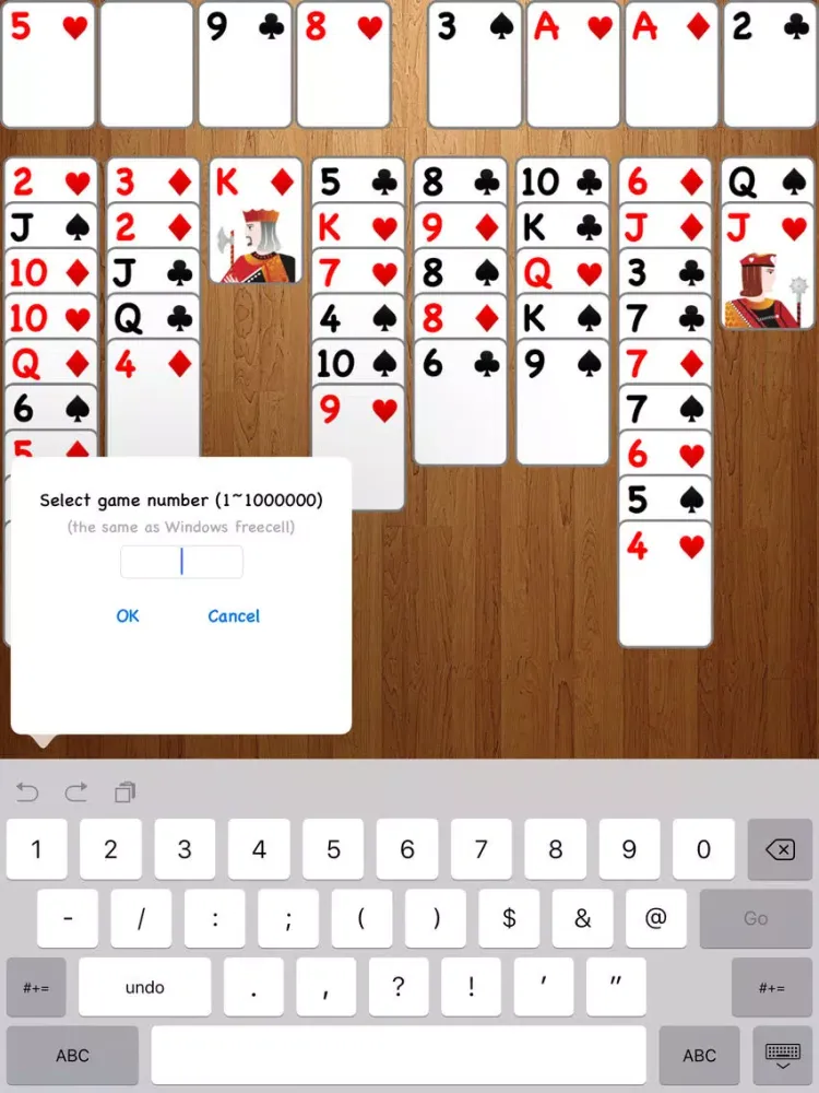 i-Freecell iPad  Screenshots