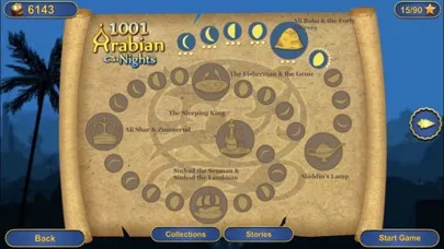 Capturas de tela do Match 3-1001 Arabian Nights