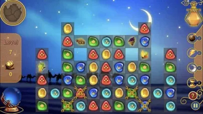 Capturas de tela do Match 3-1001 Arabian Nights