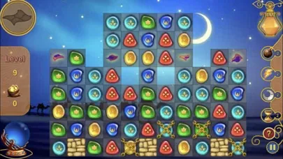 Capturas de tela do Match 3-1001 Arabian Nights