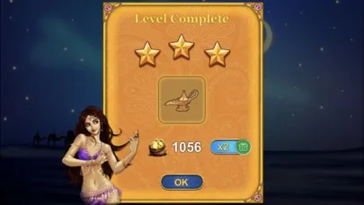 Capturas de tela do Match 3-1001 Arabian Nights