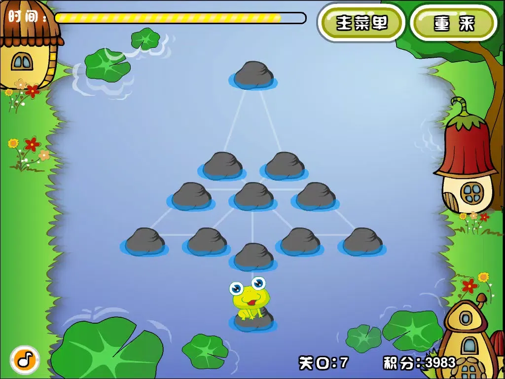 Ảnh chụp màn hình của Jump Jump Frog iPad 