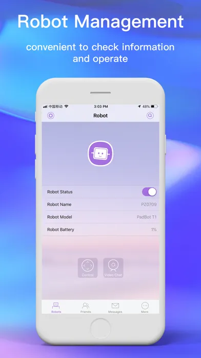 PadBot Stand-in for iPhone Screenshots