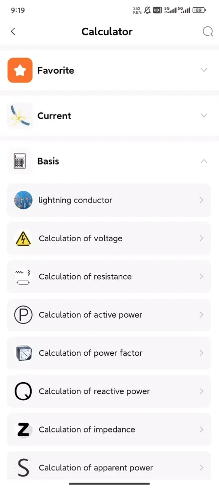 Tangkapan skrin Electrical Experts