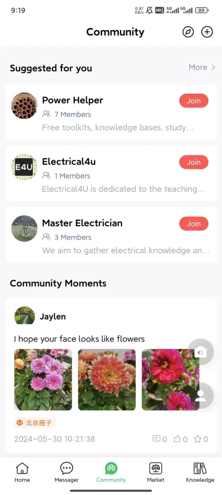 Tangkapan skrin Electrical Experts