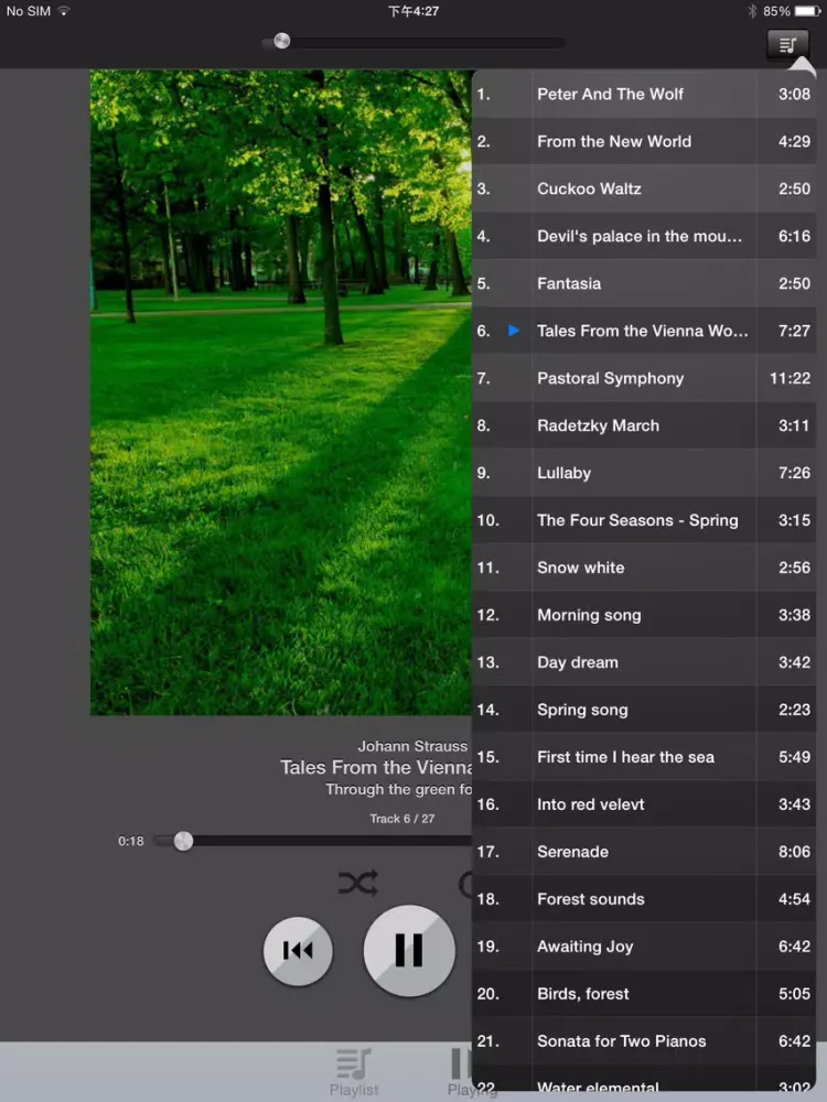 Capturas de tela do Pure Music - HD Free iPad 