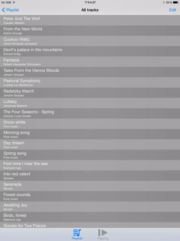 Capturas de tela do Pure Music - HD Free iPad 