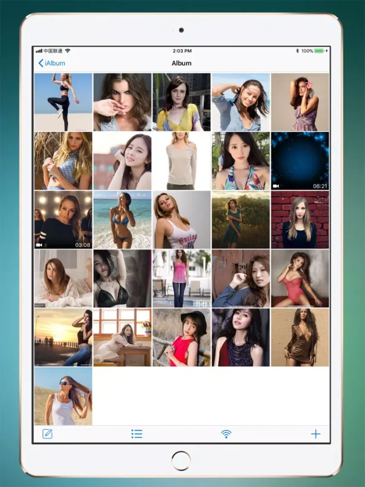 تصاویر iAlbum - Private Photo Album iPad 