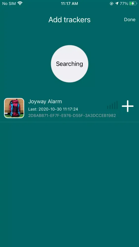 Screenshot di Joyway Alarm