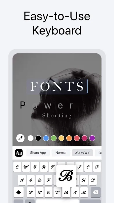 Capturas de pantalla de FontsX - Light iPhone Keyboard