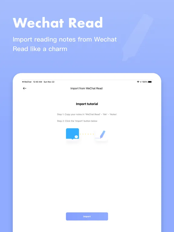 Knotes - Reading notes iPad  Screenshots