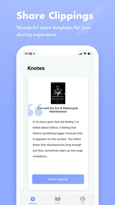 Knotes - Reading notes Screenshots