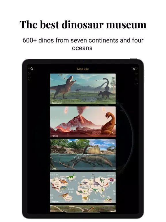 Captures d'écran de Dino Planet-my jurassic world iPad 