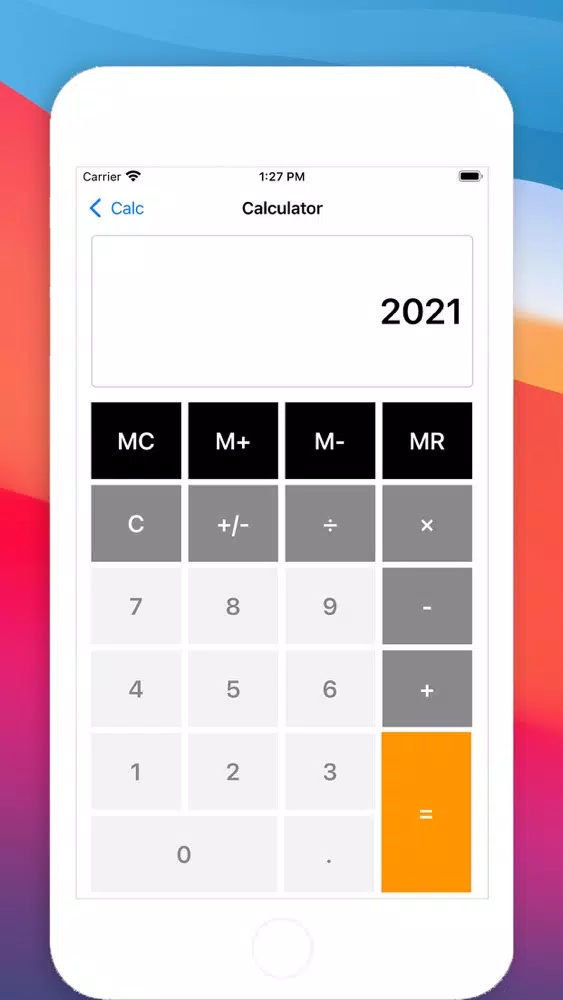 Zrzuty ekranu Calc: Calculator