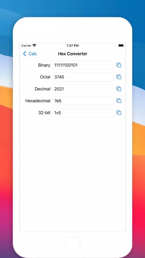Zrzuty ekranu Calc: Calculator