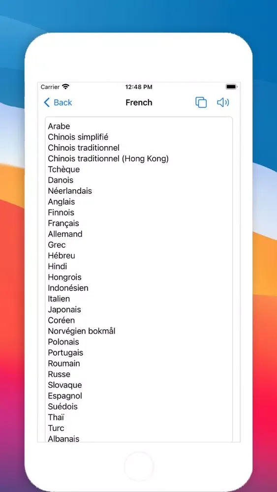 Zrzuty ekranu Translation 157: 157 Languages