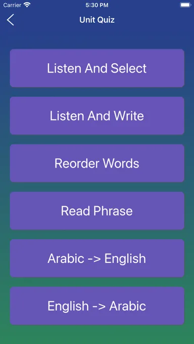 Arabic Phrase Book Learn 스크린샷