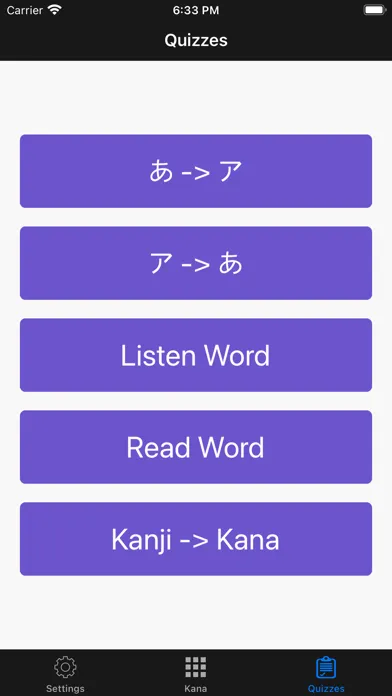 Capturas de pantalla de Japanese Sound of Kana Letter