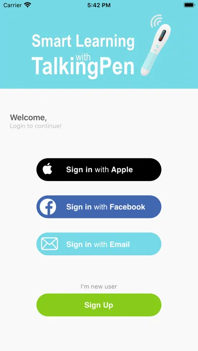 Tangkapan layar TalkingPen Connect
