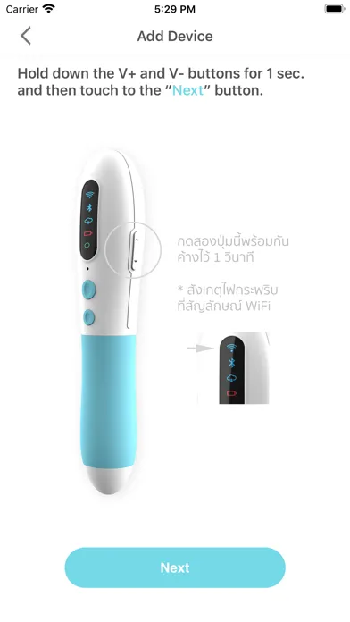 Tangkapan layar TalkingPen Connect